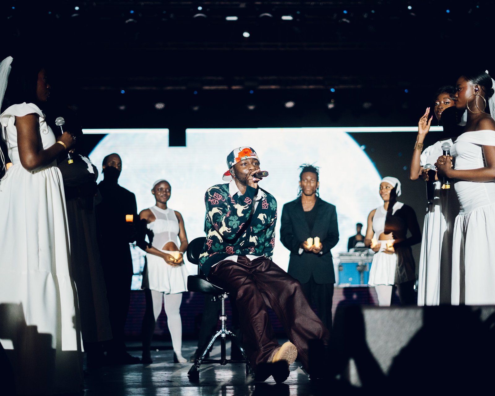 A performance on stage at Motherland Festival